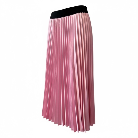 LOVE ADY Pleated Midi A Line Skirt Large - Picture 3 of 4